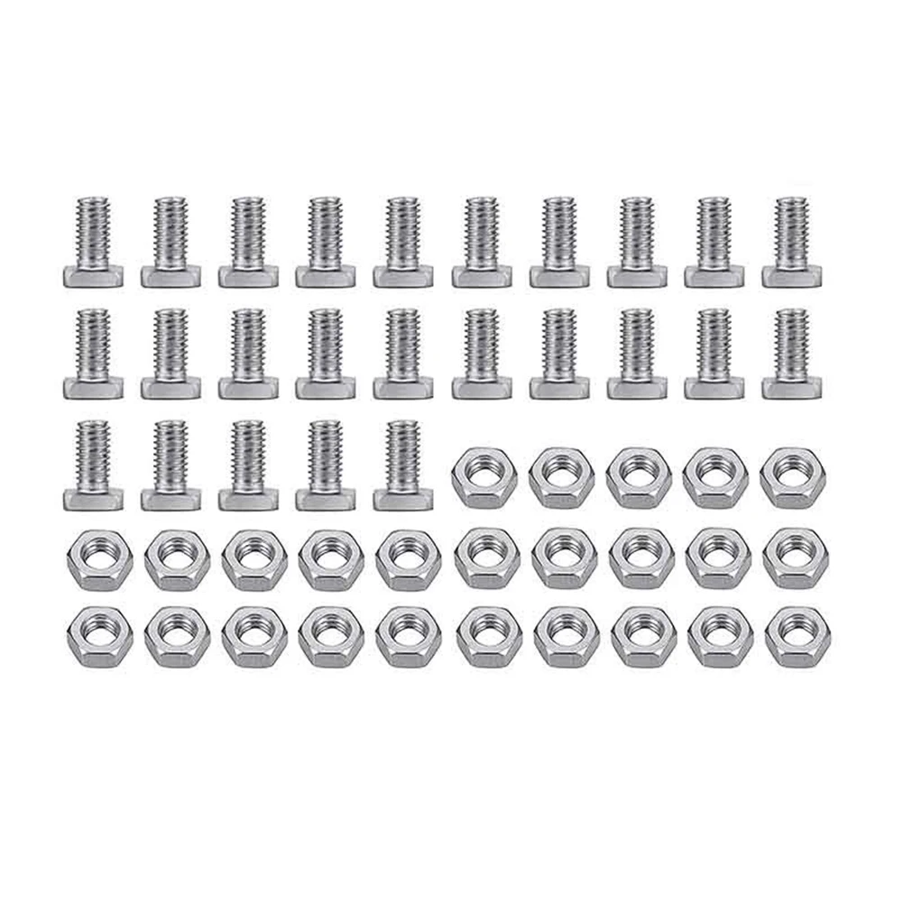 Aluminum Bolts And Nuts Glass Strip Fixing Bolt Size 15*10*5mm Aluminium Nuts 100 Sets Option Easy Installation
Aluminum Bolts And Nuts Glass Strip Fixing Bolt Size 15*10*5mm Aluminium Nuts 100 Sets Option Easy Installation