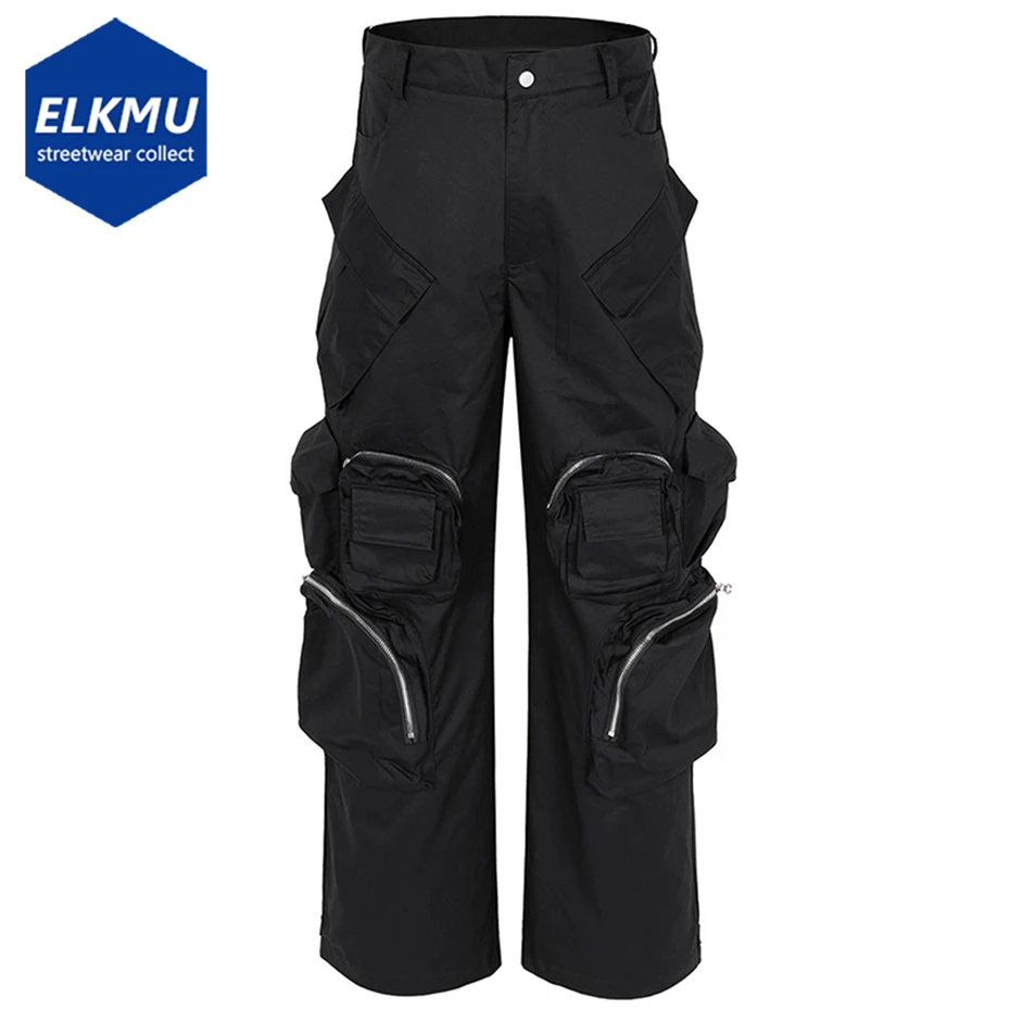Techwear Pants Men's Luxury Designer Fashion Loose Tactical Cargo Pants Streetwear Hip Hop Straight Trousers Black
Techwear Pants Men's Luxury Designer Fashion Loose Tactical Cargo Pants Streetwear Hip Hop Straight Trousers Black