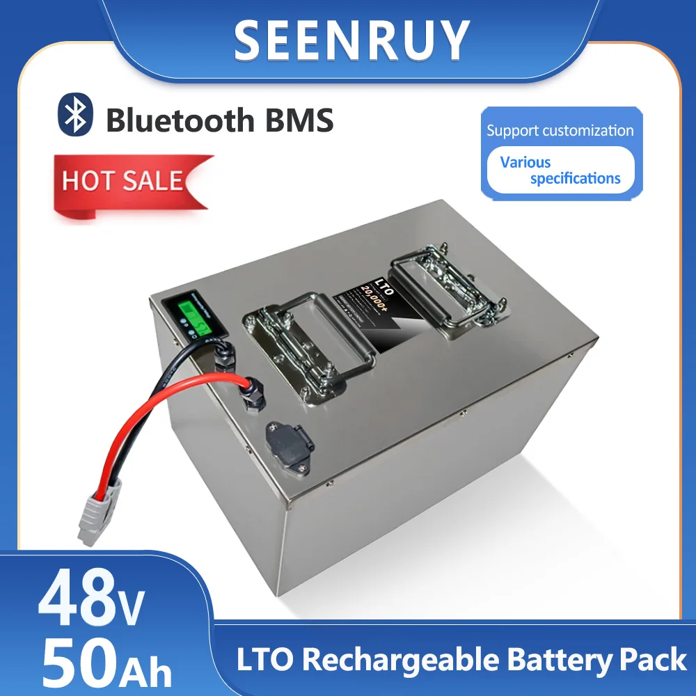 48V 50AH LTO Lithium Titanate Battery BMS 20S for 3500W Solar Energy Storage Bike Scooter Bicycle Inverter RV
48V 50AH LTO Lithium Titanate Battery BMS 20S for 3500W Solar Energy Storage Bike Scooter Bicycle Inverter RV