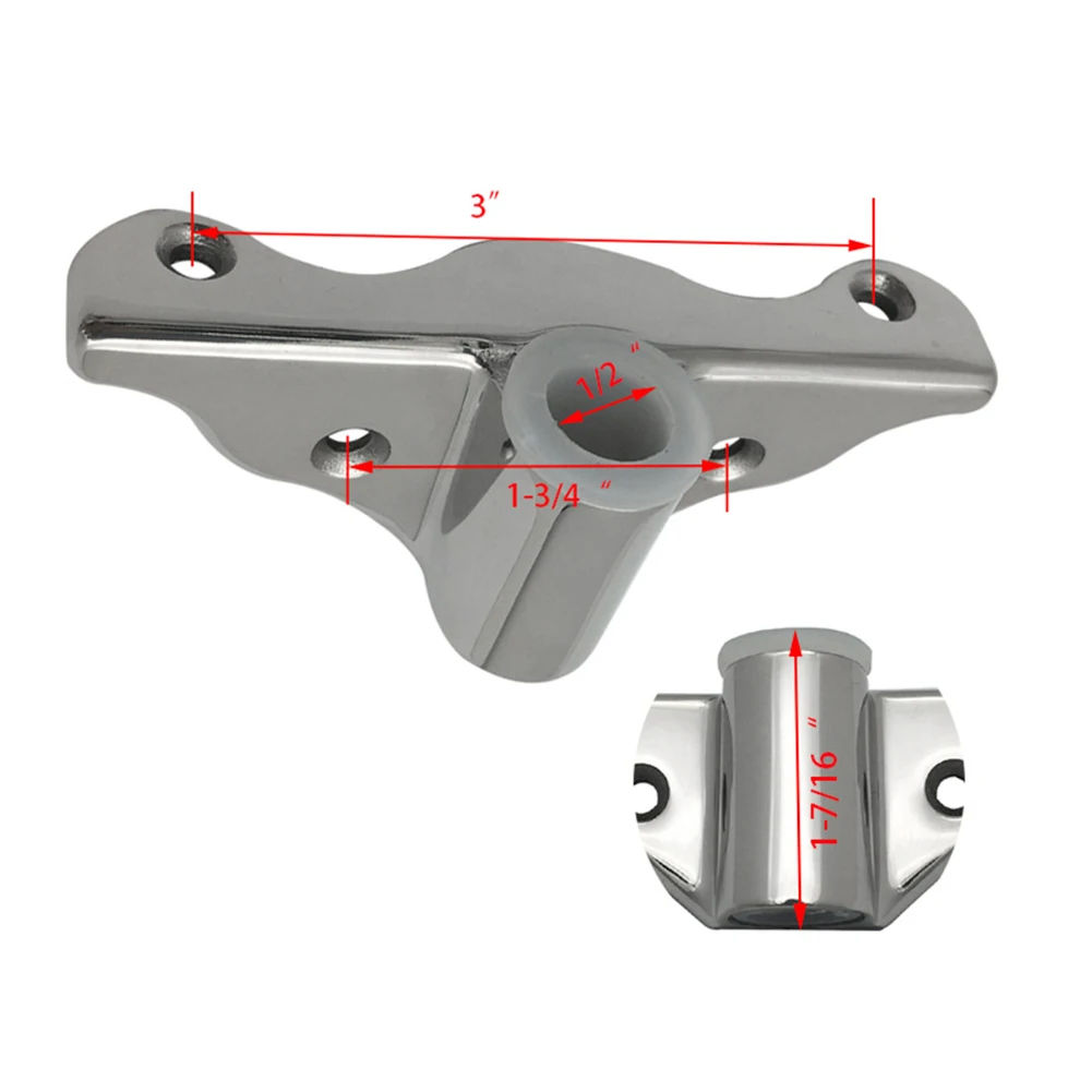 Marine Paddle Socket with 316 Stainless Steel Body and Nylon Bushing for Kayak Canoe For Yacht For Side Installation
Marine Paddle Socket with 316 Stainless Steel Body and Nylon Bushing for Kayak Canoe For Yacht For Side Installation
