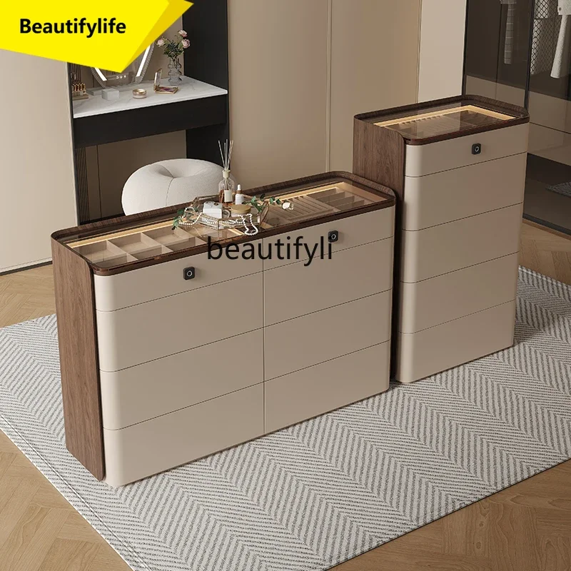 Q181 Italian bedroom solid wood minimalist locker, bedside locker, drawer storage, bedside stand cabinet
Q181 Italian bedroom solid wood minimalist locker, bedside locker, drawer storage, bedside stand cabinet