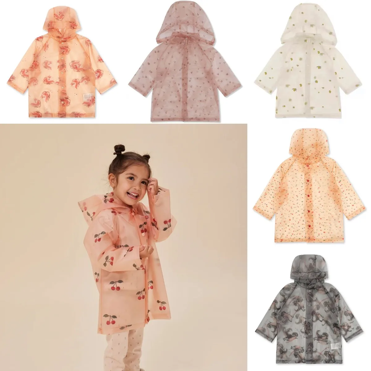 2024 Spring Summer Kids Raincoat KS Cherry Series Soft Skin In Stock Boy girl Raincoat
2024 Spring Summer Kids Raincoat KS Cherry Series Soft Skin In Stock Boy girl Raincoat