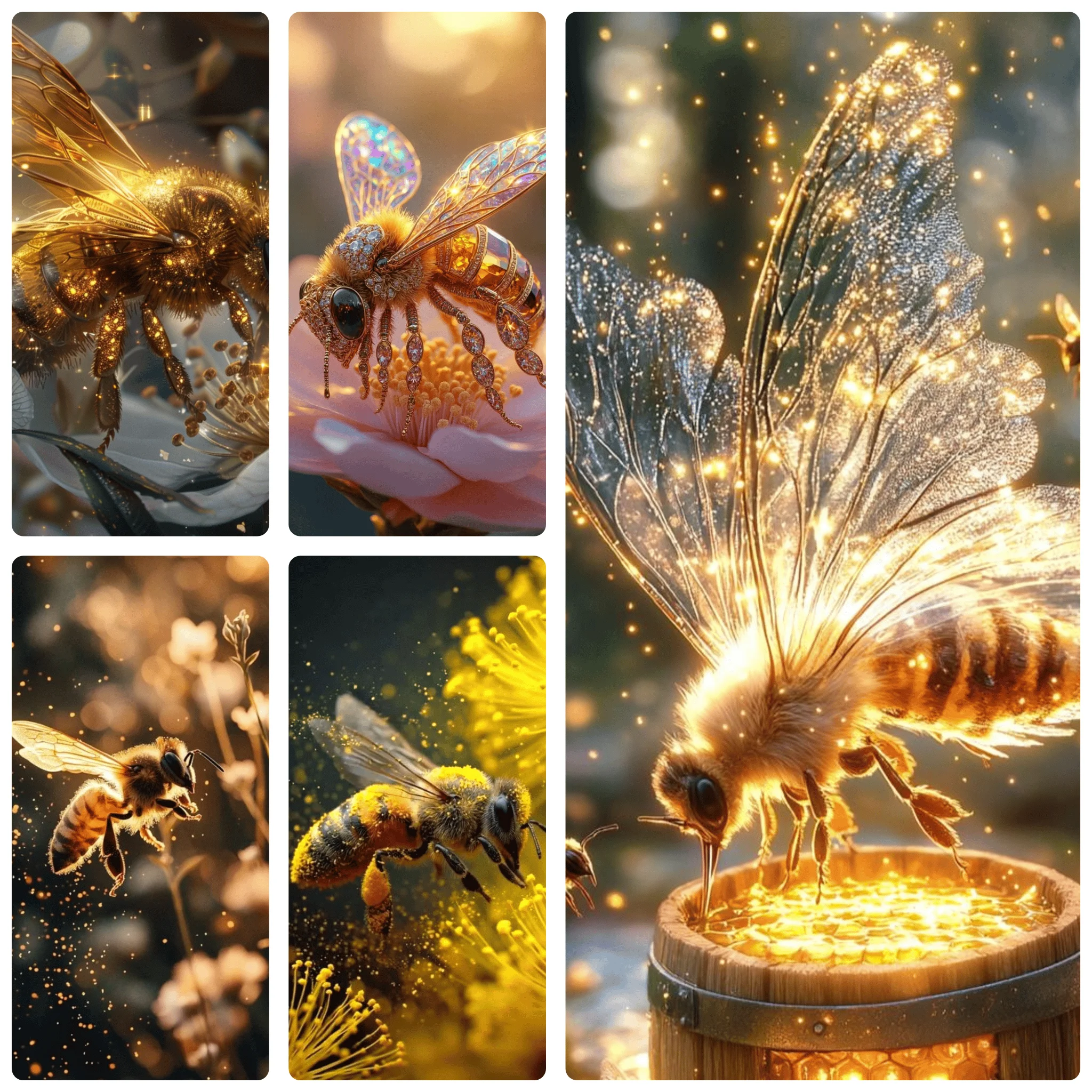 Magical Glowing Bees with Honeycomb 500PCS Jigsaw Puzzle Educational Games Colorful Puzzles Gifts Home Decor
Magical Glowing Bees with Honeycomb 500PCS Jigsaw Puzzle Educational Games Colorful Puzzles Gifts Home Decor