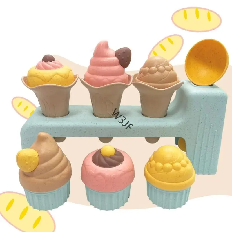 W3JF Friendly Sand Mold Toy Pretend Play Ice Cream Sand Play Set For Creative Kid
W3JF Friendly Sand Mold Toy Pretend Play Ice Cream Sand Play Set For Creative Kid