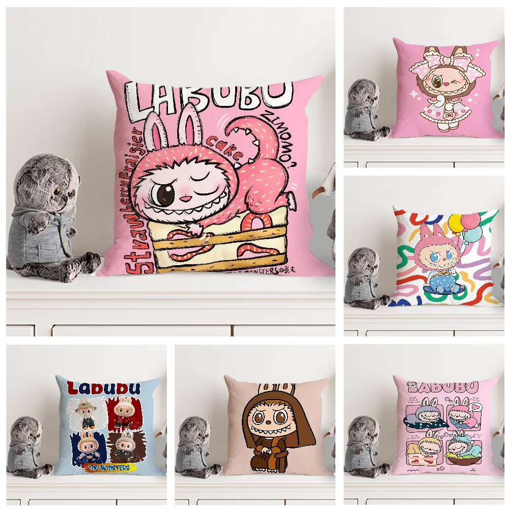 POP MART Labubu PinK Kawaii Pillow Case Double Sided Printed Cushion Cover Soft Short Plush Sofa Decorative Home Decoration
POP MART Labubu PinK Kawaii Pillow Case Double Sided Printed Cushion Cover Soft Short Plush Sofa Decorative Home Decoration
