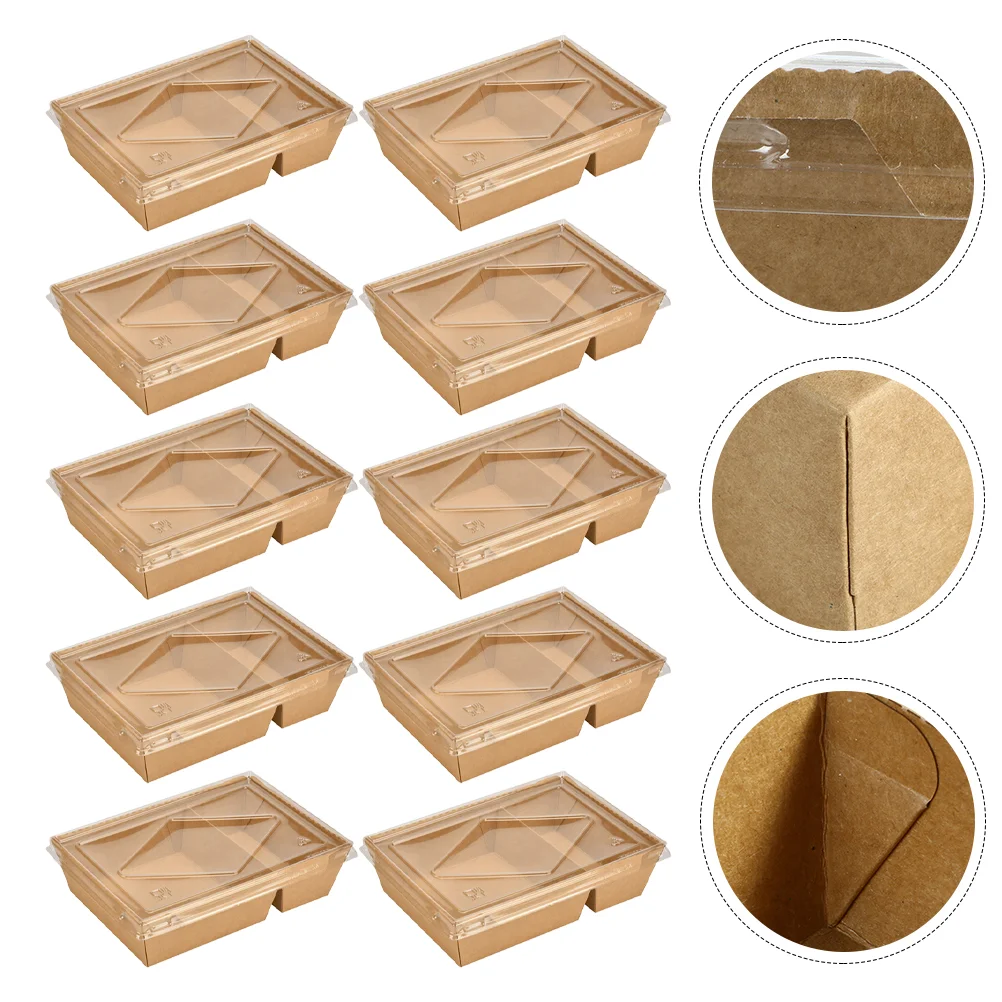10pcs Food grade Kraft Paper Takeaway Boxes Portable Lightweight Picnic Lunch Containers Microwavable Fridge Safe
10pcs Food grade Kraft Paper Takeaway Boxes Portable Lightweight Picnic Lunch Containers Microwavable Fridge Safe