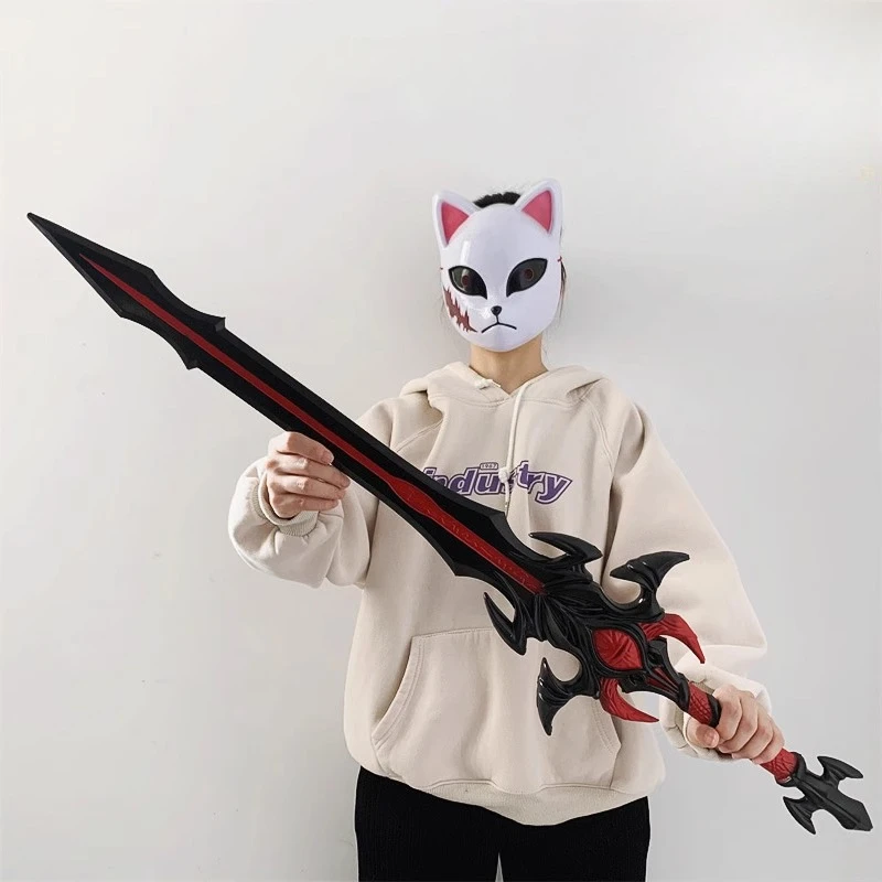 Резиновый меч Шура (100 см), имитация меча демона Тан Сянь, реквизит для косплея
Резиновый меч Шура (100 см), имитация меча демона Тан Сянь, реквизит для косплея