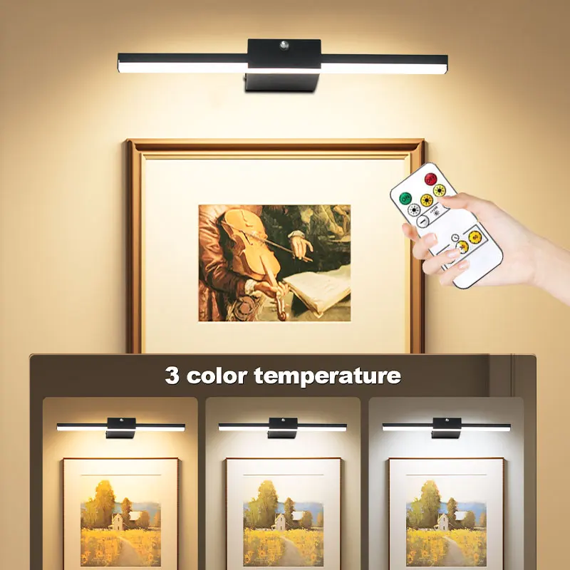 5000mAh Battery Dimmable Cordless Picture Light with Controller 3CCT Wireless Chargeable Touch Switch LED Wall Sconce Wall Lamps
5000mAh Battery Dimmable Cordless Picture Light with Controller 3CCT Wireless Chargeable Touch Switch LED Wall Sconce Wall Lamps