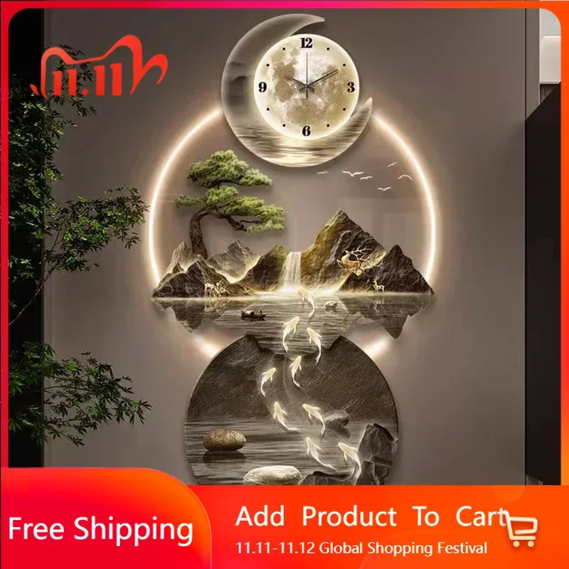 Настенные часы для гостиной, цифровая художественная роспись, светодиодный роскошный механизм, большие настенные часы, скандинавский ресторан, Orologio Da Parete, домашний декор
Настенные часы для гостиной, цифровая художественная роспись, светодиодный роскошный механизм, большие настенные часы, скандинавский ресторан, Orologio Da Parete, домашний декор