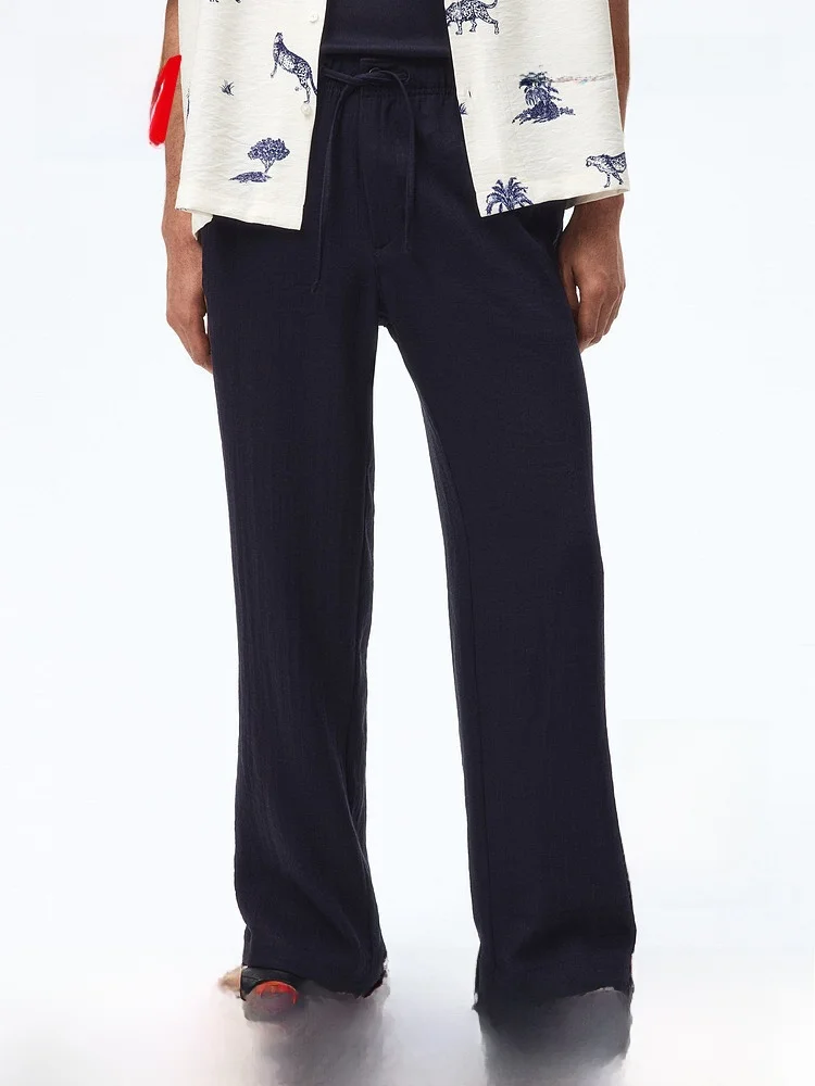 H&M Men's Casual Straight Leg High Elasticity Long Pants Summer New Arrival Comfortable Loose Fit Leisure Trousers
H&M Men's Casual Straight Leg High Elasticity Long Pants Summer New Arrival Comfortable Loose Fit Leisure Trousers