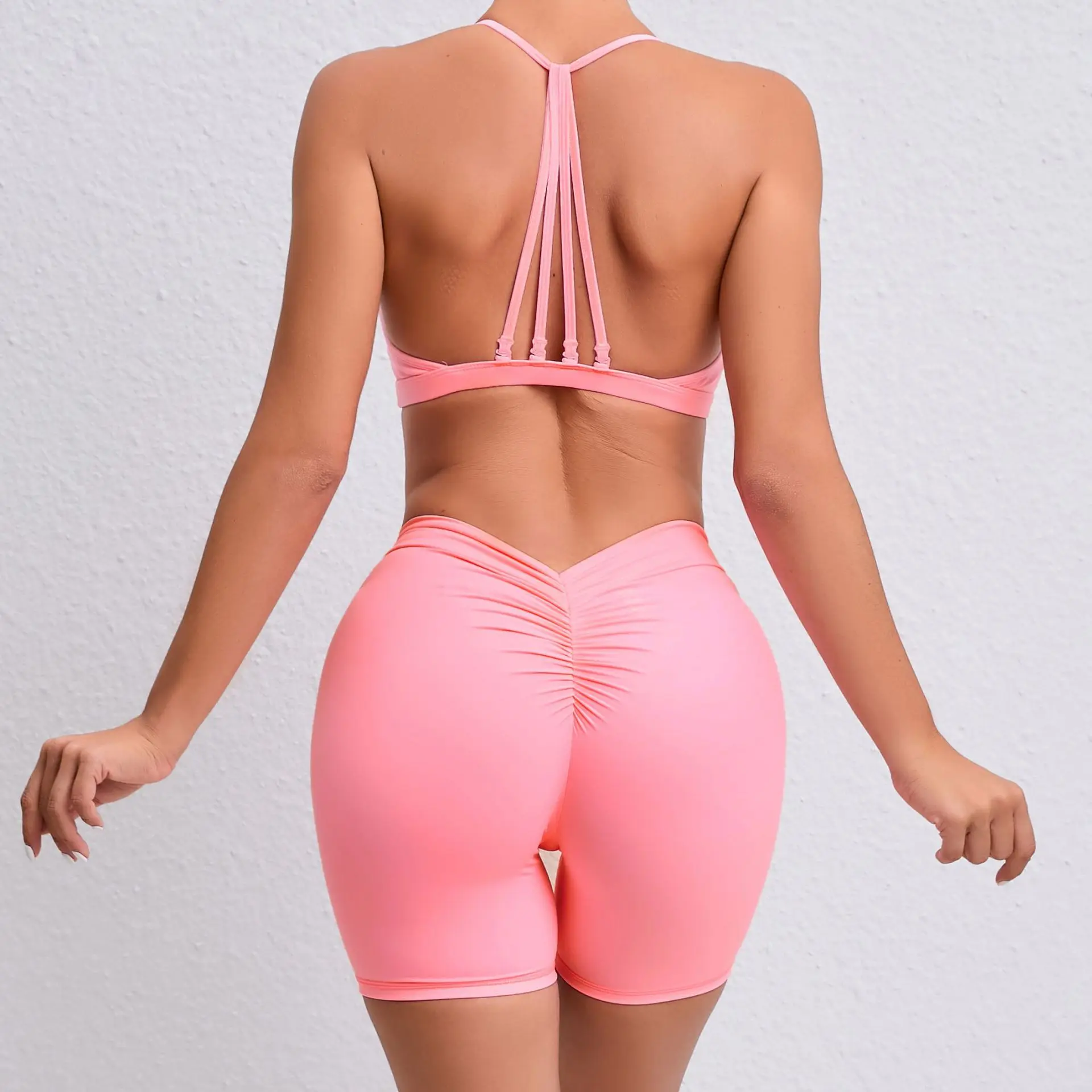 Gym Clothing Sports Suit Women Set 2 Pieces Gym Suit Training Bra Yoga Running Suit Women High Waist Leggings Cycling Shorts
Gym Clothing Sports Suit Women Set 2 Pieces Gym Suit Training Bra Yoga Running Suit Women High Waist Leggings Cycling Shorts