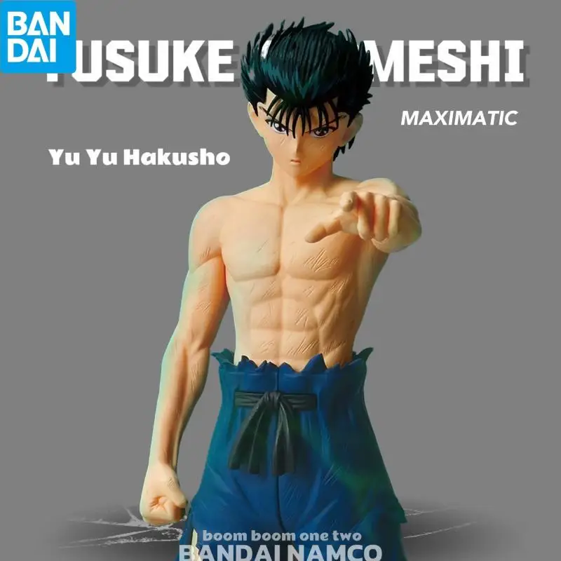 Genuine BANDAI NAMCO Yu Yu Hakusho Yusuke Urameshi MAXIMATIC PVC Figure in stock Superb craftsmanship Collector Figurine Toys
Genuine BANDAI NAMCO Yu Yu Hakusho Yusuke Urameshi MAXIMATIC PVC Figure in stock Superb craftsmanship Collector Figurine Toys