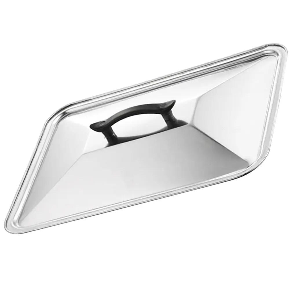 Stainless Steel Food Cover 50x35cm BBQ Plate Griddle Basting Cover Rectangle Tray Lid Kitchen Gadgets Oil Proof
Stainless Steel Food Cover 50x35cm BBQ Plate Griddle Basting Cover Rectangle Tray Lid Kitchen Gadgets Oil Proof