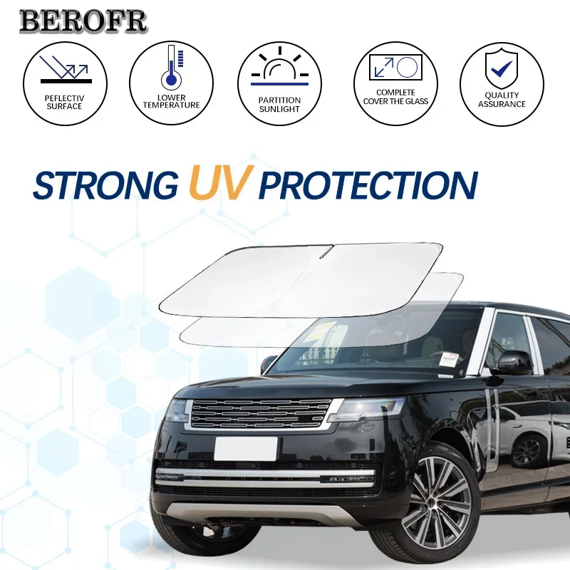 Windshield Sun Shade For Land Rover Range Rover L405 L322 L460 P400E Sunshade Sun Visor Protector Foldable Blocks UV Rays
Windshield Sun Shade For Land Rover Range Rover L405 L322 L460 P400E Sunshade Sun Visor Protector Foldable Blocks UV Rays