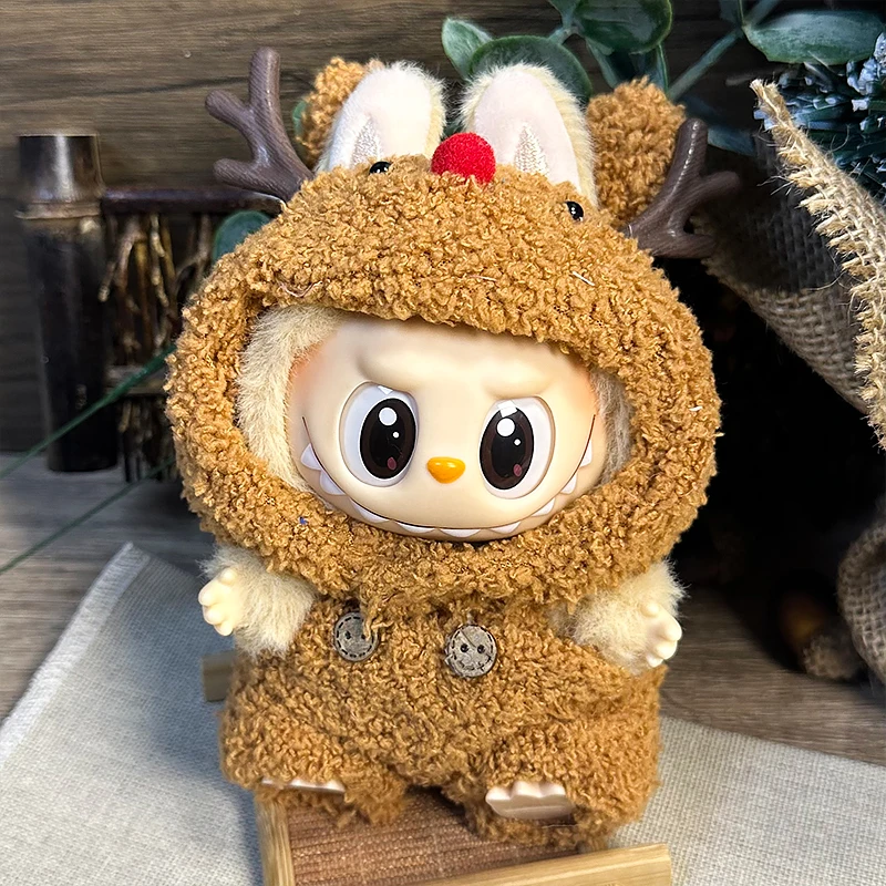 For/Clothe 17cm Labubu Clothes V1V2V3 Labubu Doll Clothes Sitting Party Christmas Reindeer Costume Set Labubu Vinyl Doll Dress
For/Clothe 17cm Labubu Clothes V1V2V3 Labubu Doll Clothes Sitting Party Christmas Reindeer Costume Set Labubu Vinyl Doll Dress