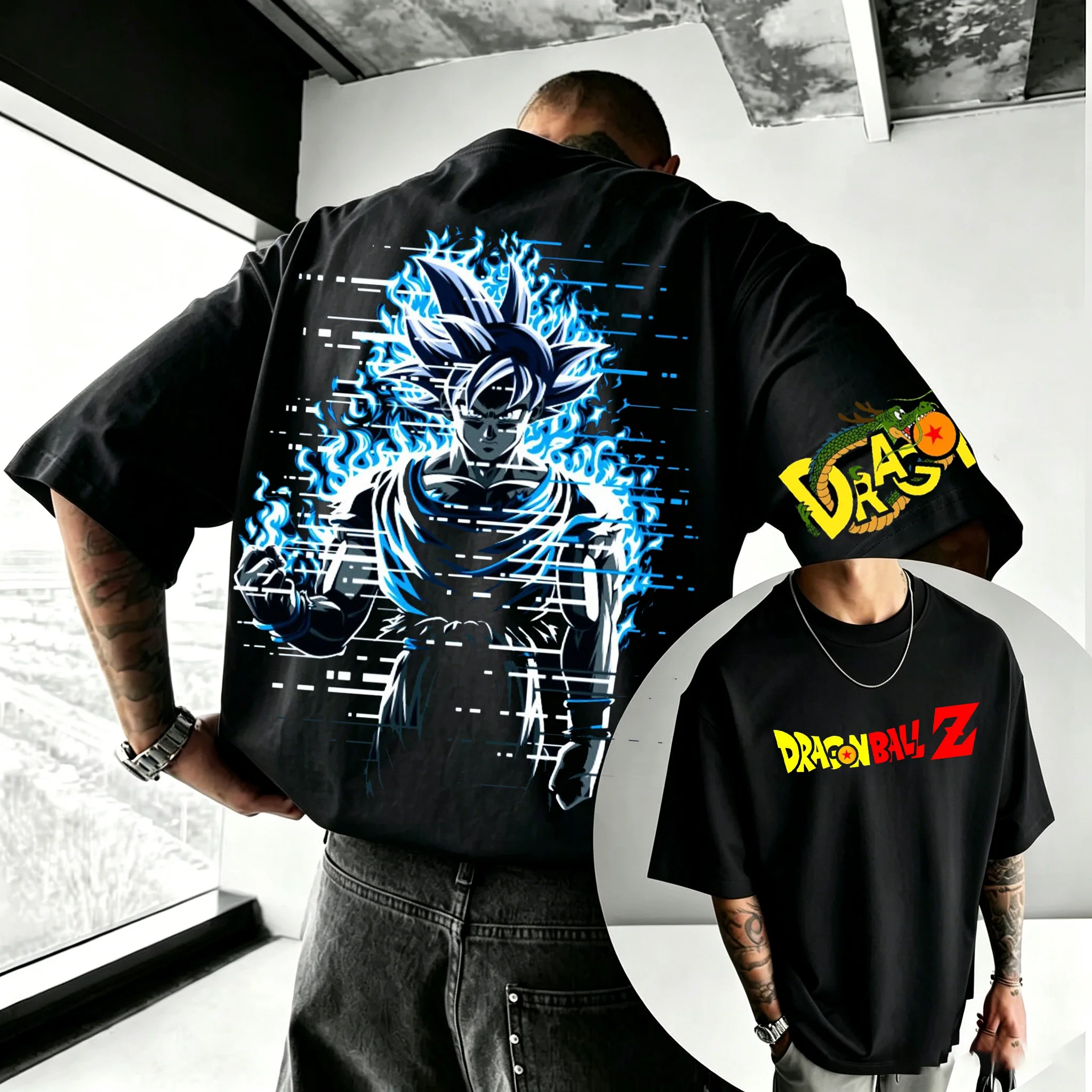 Dragon Ball Print T-Shirt - Unisex anime print casual short-sleeved top, trendy street style, Y2K style, 2026 Summer New Arrival
Dragon Ball Print T-Shirt - Unisex anime print casual short-sleeved top, trendy street style, Y2K style, 2026 Summer New Arrival