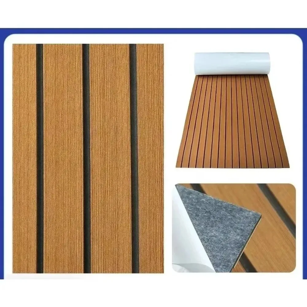 Faux Teak Decking Sheet for Boat Marine Yacht RV Deck Sheet Mat 4 Colors To Choose HDE Foam Boat Flooring From 2400x450x6mm EVA
Faux Teak Decking Sheet for Boat Marine Yacht RV Deck Sheet Mat 4 Colors To Choose HDE Foam Boat Flooring From 2400x450x6mm EVA