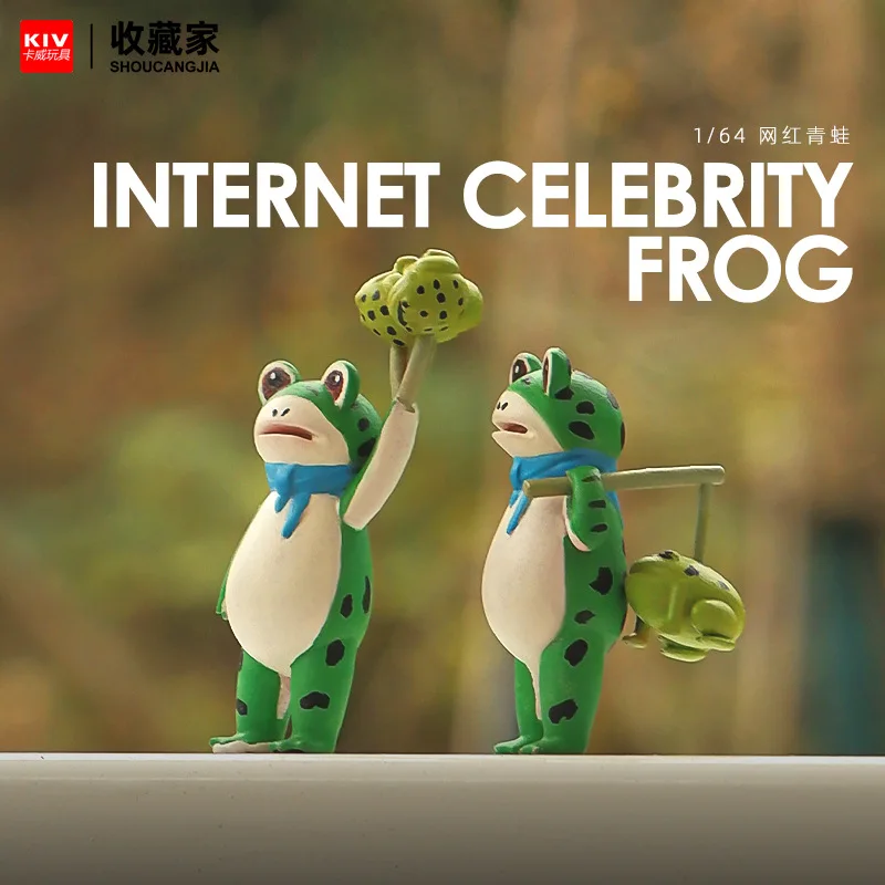 Resin Hand Painting 1/64 Internet Celebrity Frog Characters Miniature Figure Model Props Creative Photography Display Collection
Resin Hand Painting 1/64 Internet Celebrity Frog Characters Miniature Figure Model Props Creative Photography Display Collection