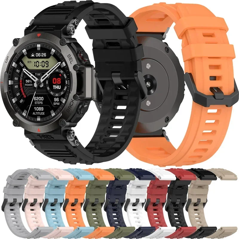 Soft Silicone Sport Strap For Amazfit T-Rex Ultra Smart Watch Replacement Watchband Bracelet for Huami Amazfit T-Rex Ultra
Soft Silicone Sport Strap For Amazfit T-Rex Ultra Smart Watch Replacement Watchband Bracelet for Huami Amazfit T-Rex Ultra