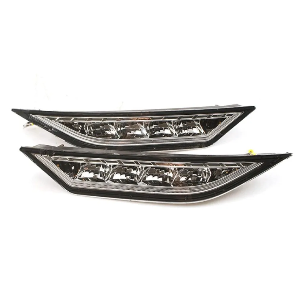 July King Car Daytime Running Lights Compatible for Toyota Avalon 2019+, 6000K LED Front Fornt Bumper DRL + Yellow Turn Signals
July King Car Daytime Running Lights Compatible for Toyota Avalon 2019+, 6000K LED Front Fornt Bumper DRL + Yellow Turn Signals