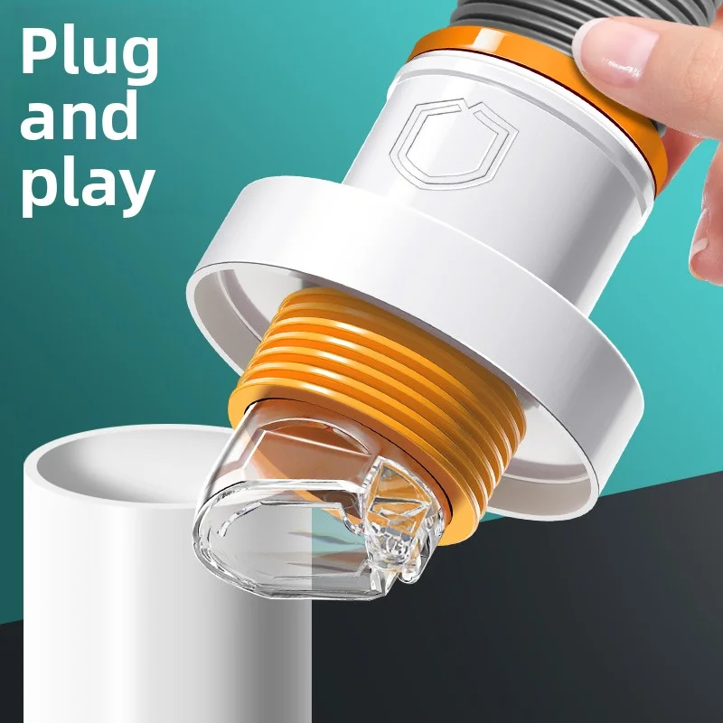 Upgraded Drain Odor Trap: Multi-Seal Anti-Odor/Leak, Fits Washer/Sink/Mop Pool (Tool-Free)
Upgraded Drain Odor Trap: Multi-Seal Anti-Odor/Leak, Fits Washer/Sink/Mop Pool (Tool-Free)