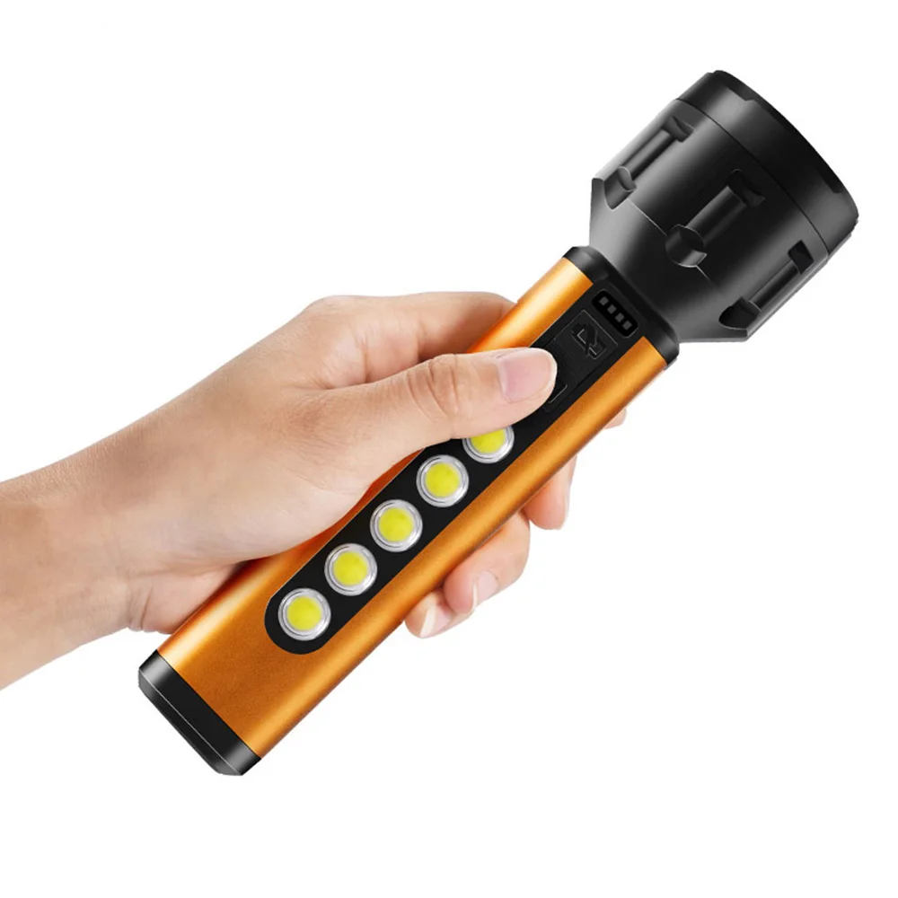 Super Powerful LED Flashlight USB Rechargeable Waterproof Light Built-in Battery COB Lamp Bead Ultra Bright Lantern Camping
Super Powerful LED Flashlight USB Rechargeable Waterproof Light Built-in Battery COB Lamp Bead Ultra Bright Lantern Camping
