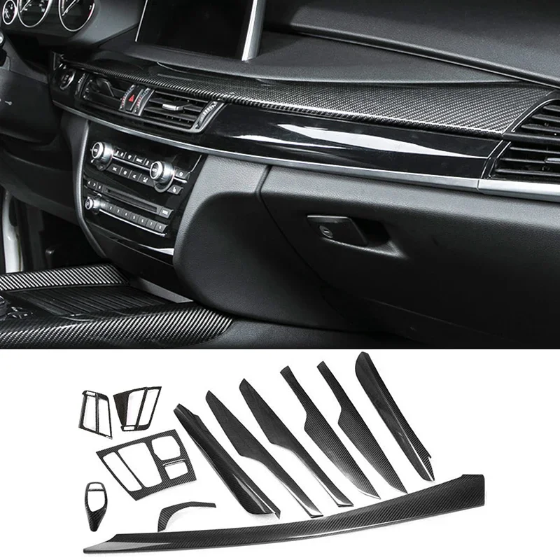 Для BMW X5 X6 F15 F16 14-19 панель центральной консоли из настоящего углеродного волокна, внутренняя дверная полоса, отделка ручки переключения передач, декоративная крышка
Для BMW X5 X6 F15 F16 14-19 панель центральной консоли из настоящего углеродного волокна, внутренняя дверная полоса, отделка ручки переключения передач, декоративная крышка
