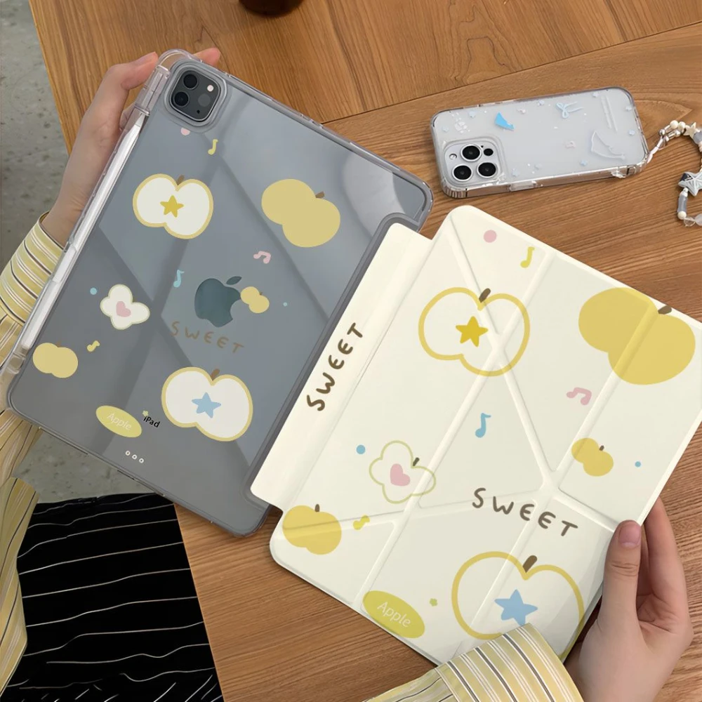Ins Summer Apple Cute Tablet Case For iPad Pro 11 12.9 13 M2 M4 M3 M5 Shell 8.3 9.7 10.2 5/6/7/8/9/10/11th Air 2 3 4 5 6 7 Cover
Ins Summer Apple Cute Tablet Case For iPad Pro 11 12.9 13 M2 M4 M3 M5 Shell 8.3 9.7 10.2 5/6/7/8/9/10/11th Air 2 3 4 5 6 7 Cover
