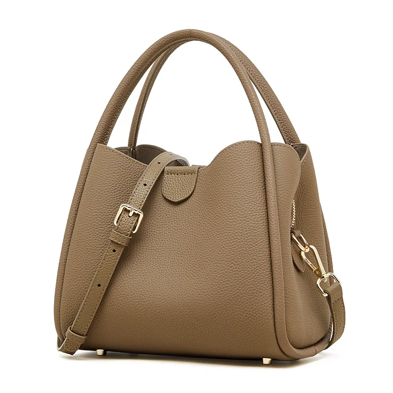 Genuine Leather Ladies Handbag New Trendy Classic Women's Luxury Fashion Shoulder Bags Crossbody Top-handle Designer Handbags
Genuine Leather Ladies Handbag New Trendy Classic Women's Luxury Fashion Shoulder Bags Crossbody Top-handle Designer Handbags