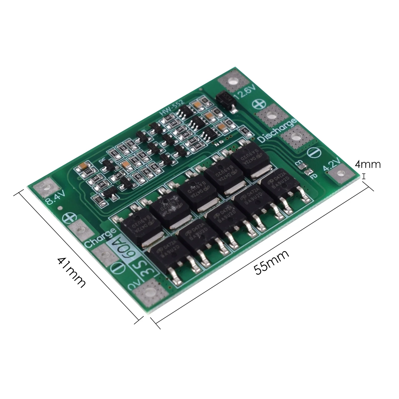 3S 60A Li-ion Cell Protections Board Enhance Version Lithium Batterys BMS Integrated Circuits Protective Board for Drill Motor
3S 60A Li-ion Cell Protections Board Enhance Version Lithium Batterys BMS Integrated Circuits Protective Board for Drill Motor