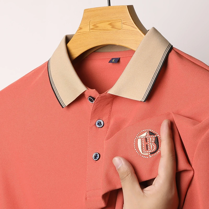 2024 New Men's Lapel Cotton Linen Long Sleeve POLO Shirt Letter B Embroidered Shirt
2024 New Men's Lapel Cotton Linen Long Sleeve POLO Shirt Letter B Embroidered Shirt