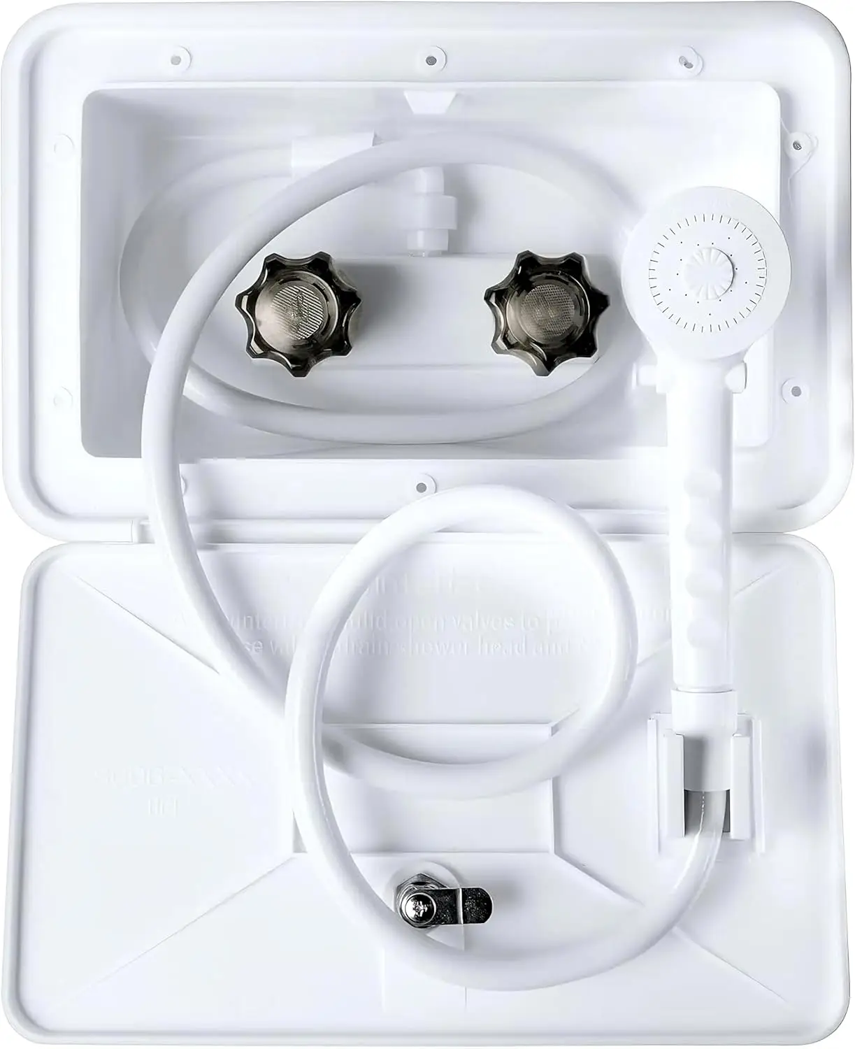 RV Exterior Box Outdoor Camper Trailer Kit with Shower Faucet Shower Head and Hose Wall Box Portable use
RV Exterior Box Outdoor Camper Trailer Kit with Shower Faucet Shower Head and Hose Wall Box Portable use