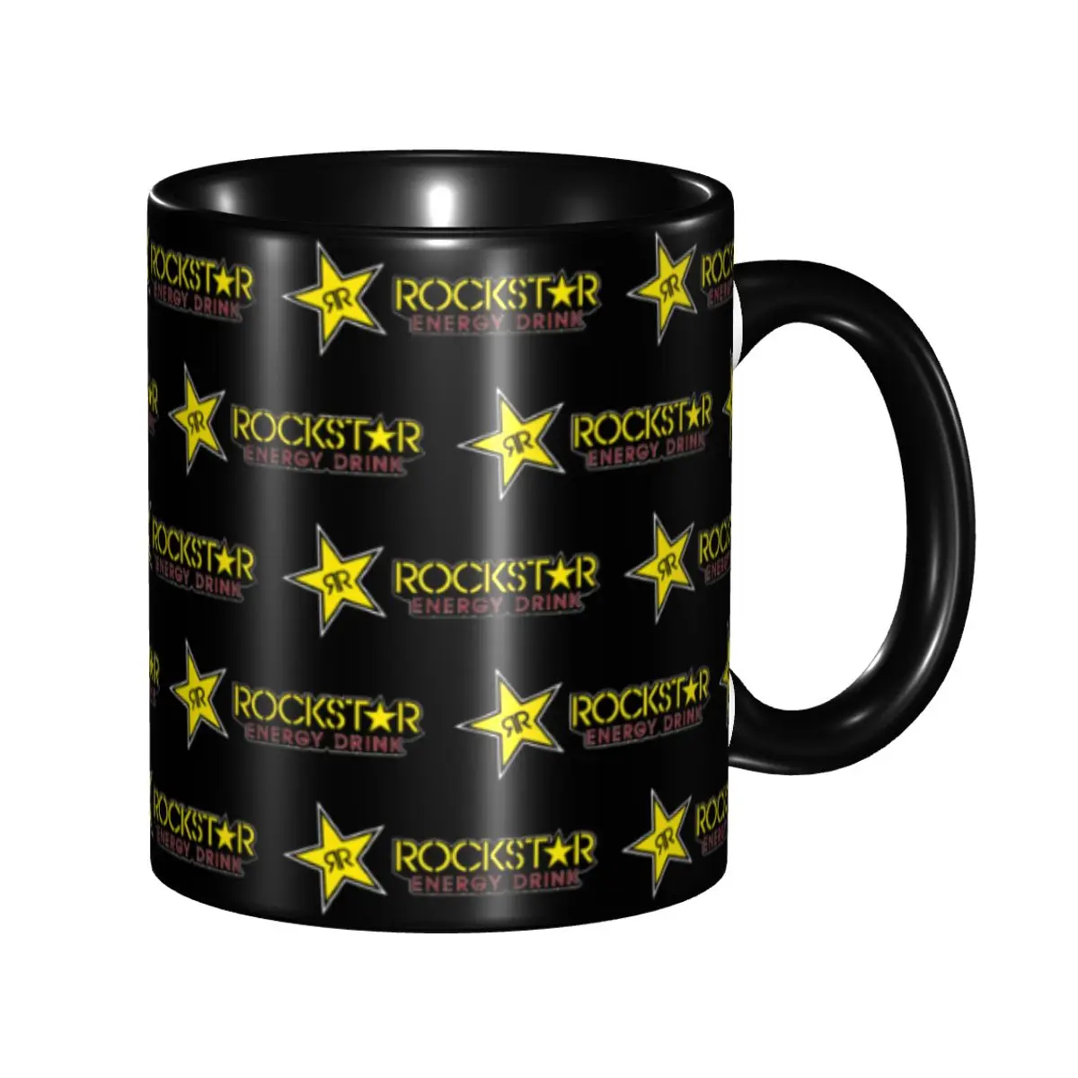 Personalized R-Rocks S-Stars Coffee Mug DIY Cool Energy Drink Ceramic Mug Creative Present