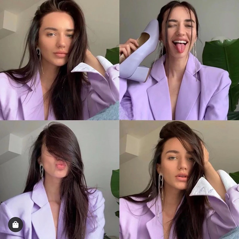 Street Style Women's Long Sleeve Suit Jacket Loose Fit Shoulder Grunge Pink Purple Fashionable Top Double Breasted Polyester
Street Style Women's Long Sleeve Suit Jacket Loose Fit Shoulder Grunge Pink Purple Fashionable Top Double Breasted Polyester