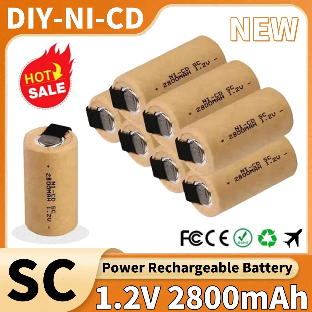 1.2v SC 2800mah Battery DIY Tool Vacuum Battery for Makita Bosch B&D Hitachi Metabo Dewar Electric Screwdriver battery
1.2v SC 2800mah Battery DIY Tool Vacuum Battery for Makita Bosch B&D Hitachi Metabo Dewar Electric Screwdriver battery