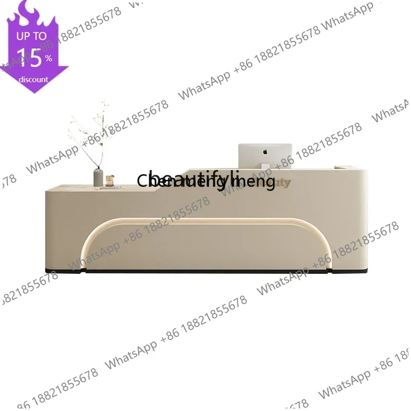 Beauty Salon Cashier Clothing Store Bar Simple Modern Company Front Desk Light Luxury Arc Hotel Reception Desk
Beauty Salon Cashier Clothing Store Bar Simple Modern Company Front Desk Light Luxury Arc Hotel Reception Desk