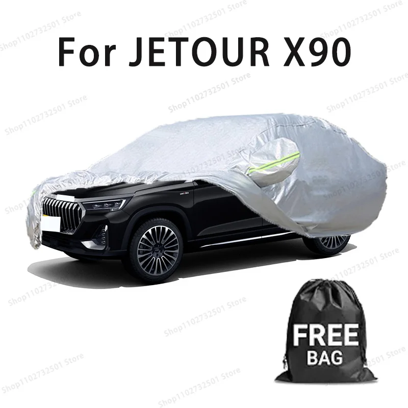 Car cover For JETOUR X90 Full cover Waterproof sun protection cover Scratch resistant cars accessories
Car cover For JETOUR X90 Full cover Waterproof sun protection cover Scratch resistant cars accessories