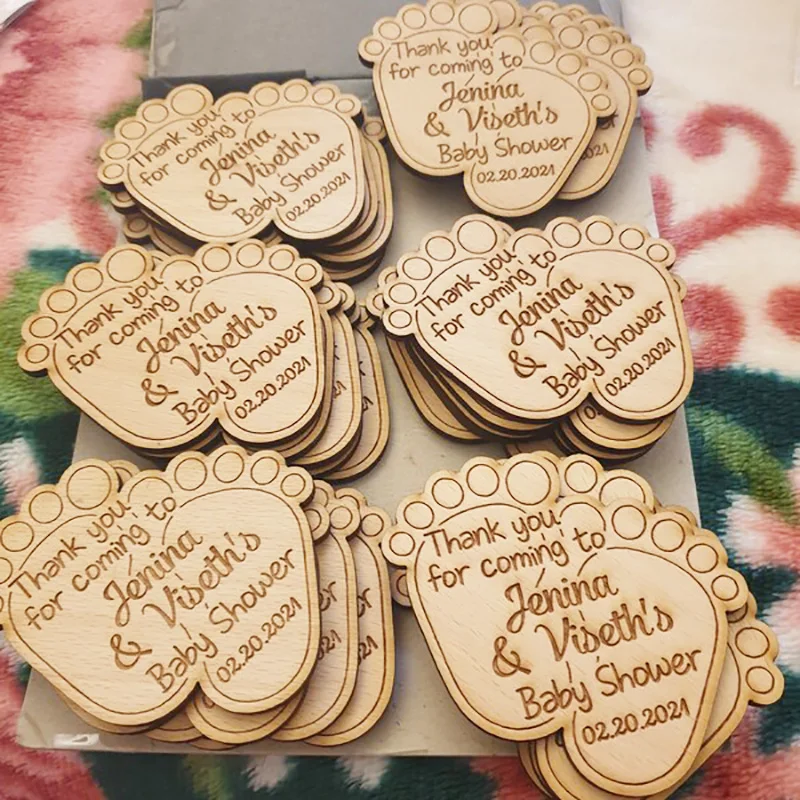 Personalized Baby Shower Thank you gifts Wooden Magnets Custom Party Favors Party Invitation tiny baby feet magents
Personalized Baby Shower Thank you gifts Wooden Magnets Custom Party Favors Party Invitation tiny baby feet magents