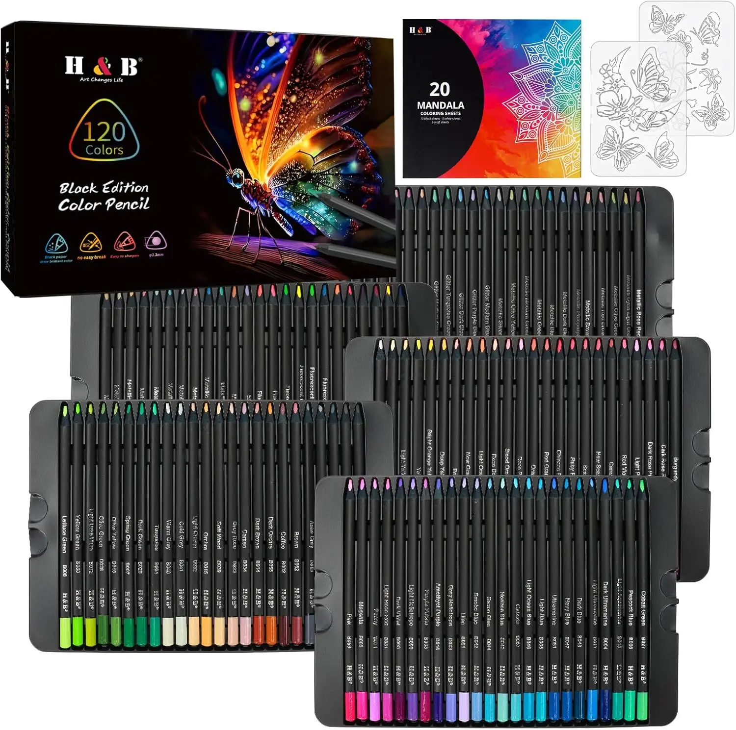 Color Colored Pencils Set, Sketching Pencils, Coloring pencilsfor adults, Shading Blend, Soft Core Pre-sharpened Pencils
Color Colored Pencils Set, Sketching Pencils, Coloring pencilsfor adults, Shading Blend, Soft Core Pre-sharpened Pencils