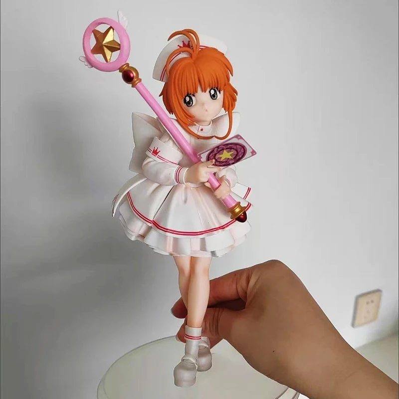 Kawaii Card Captor Kinomoto Sakura Nurse Uniform Model Anime Figure Pvc 1/7 Toys Collect Ornaments Gift 22cm
Kawaii Card Captor Kinomoto Sakura Nurse Uniform Model Anime Figure Pvc 1/7 Toys Collect Ornaments Gift 22cm