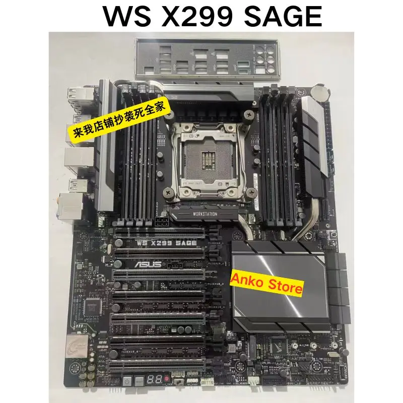 Проверено, б/у, в хорошем состоянии, материнская плата WS X299 SAGE.
Проверено, б/у, в хорошем состоянии, материнская плата WS X299 SAGE.
