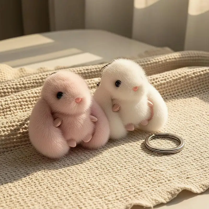 Trendy Plush Rabbit White Keychain For Woman With Cute Charm Soft Toy Decorative Accessory For Bags New Year Gift Body Kit
Trendy Plush Rabbit White Keychain For Woman With Cute Charm Soft Toy Decorative Accessory For Bags New Year Gift Body Kit
