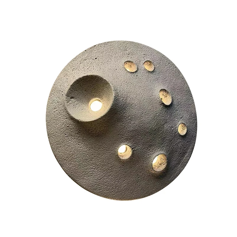 Concave Crater Decorative Wall Lamp Moon Surface Cement Creative Outdoor Waterproof Exterior Wall Courtyard Lamp
Concave Crater Decorative Wall Lamp Moon Surface Cement Creative Outdoor Waterproof Exterior Wall Courtyard Lamp
