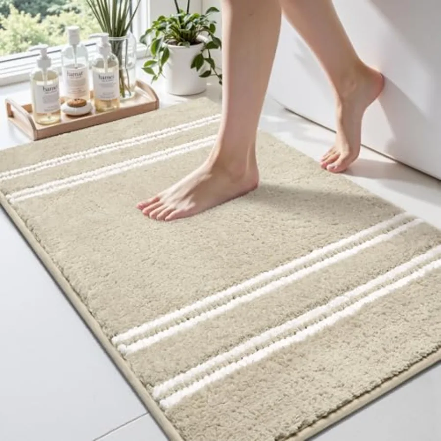 Bathroom Rugs 17x24 Extra Soft Absorbent Bath Mat Chenille Non Slip Shower Mat Rubber Backing Machine Washable Bath Mats for Ba
Bathroom Rugs 17x24 Extra Soft Absorbent Bath Mat Chenille Non Slip Shower Mat Rubber Backing Machine Washable Bath Mats for Ba