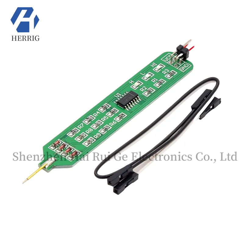 Logic Test Pen High and Low Level Test 5V 3.3V Digital Circuit Debugging Electronic Fabrication Tools
Logic Test Pen High and Low Level Test 5V 3.3V Digital Circuit Debugging Electronic Fabrication Tools