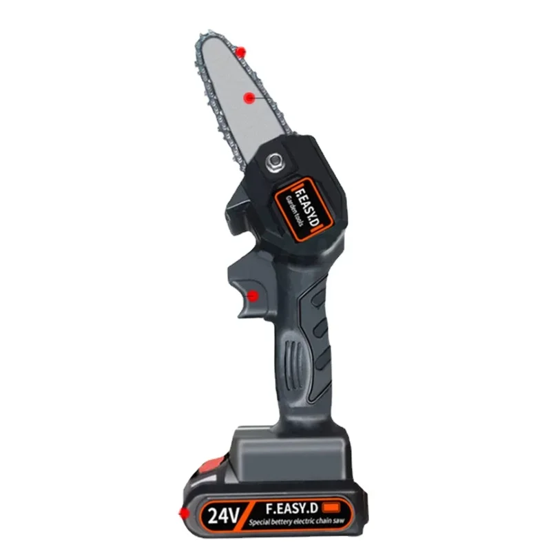 24V Mini Tool Chainsaw Chain Saws Electric Pruning Saw Rechargeable Tools Home Wireless Handheld Fast Cutting Logging Pruning
24V Mini Tool Chainsaw Chain Saws Electric Pruning Saw Rechargeable Tools Home Wireless Handheld Fast Cutting Logging Pruning