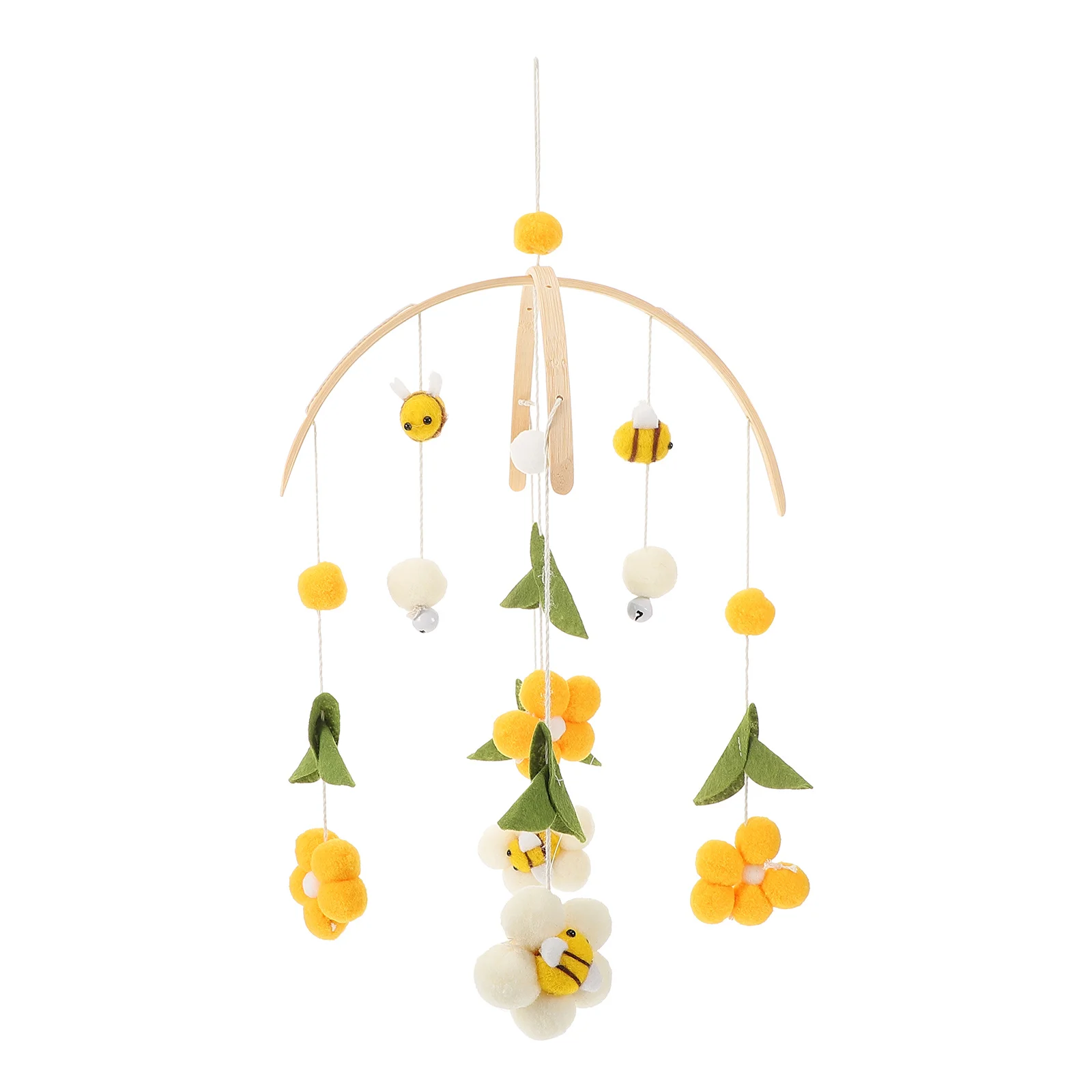 Baby Mobile Woven Flower Bee Pendant Decor Nursery Bedroom Hanging Lightweight Durable Safe Newborn Item Felt Crib Decorations
Baby Mobile Woven Flower Bee Pendant Decor Nursery Bedroom Hanging Lightweight Durable Safe Newborn Item Felt Crib Decorations