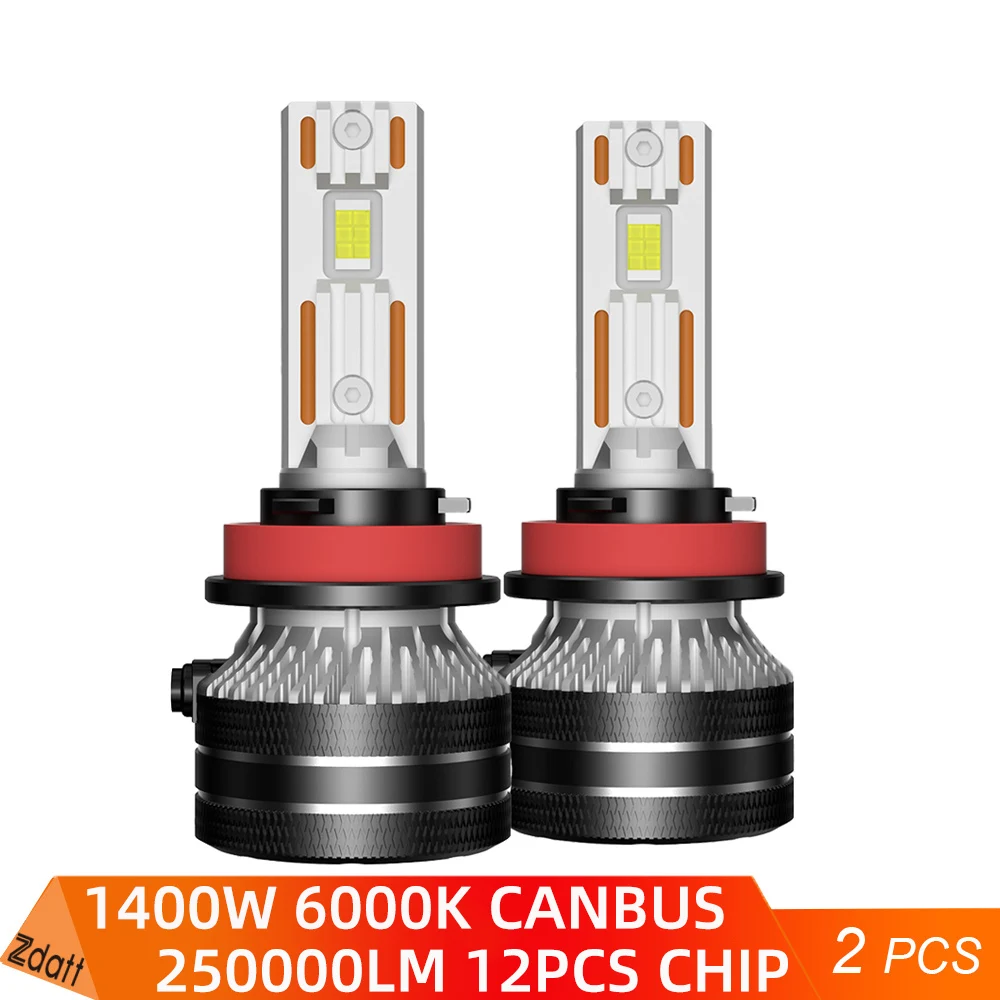ZDATT H7 H4 LED Canbus H1 H8 H11 H9 9005 HB3 9006 HB4 Светодиодная лампа для фар 1400 Вт 250000LM Turbo 12 В 6000 К Комплект автомобильных ламп премиум-класса
ZDATT H7 H4 LED Canbus H1 H8 H11 H9 9005 HB3 9006 HB4 Светодиодная лампа для фар 1400 Вт 250000LM Turbo 12 В 6000 К Комплект автомобильных ламп премиум-класса
