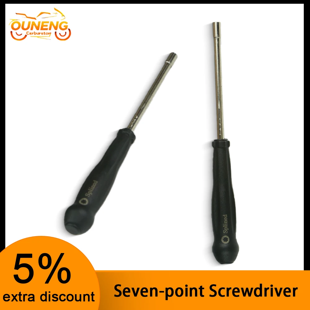 Motorcycle Carburetor Adjustment Screwdriver 7 Splined Teeth Hand Tool For Dirt Bike ATV Fuel Screw Tuning Repair
Motorcycle Carburetor Adjustment Screwdriver 7 Splined Teeth Hand Tool For Dirt Bike ATV Fuel Screw Tuning Repair