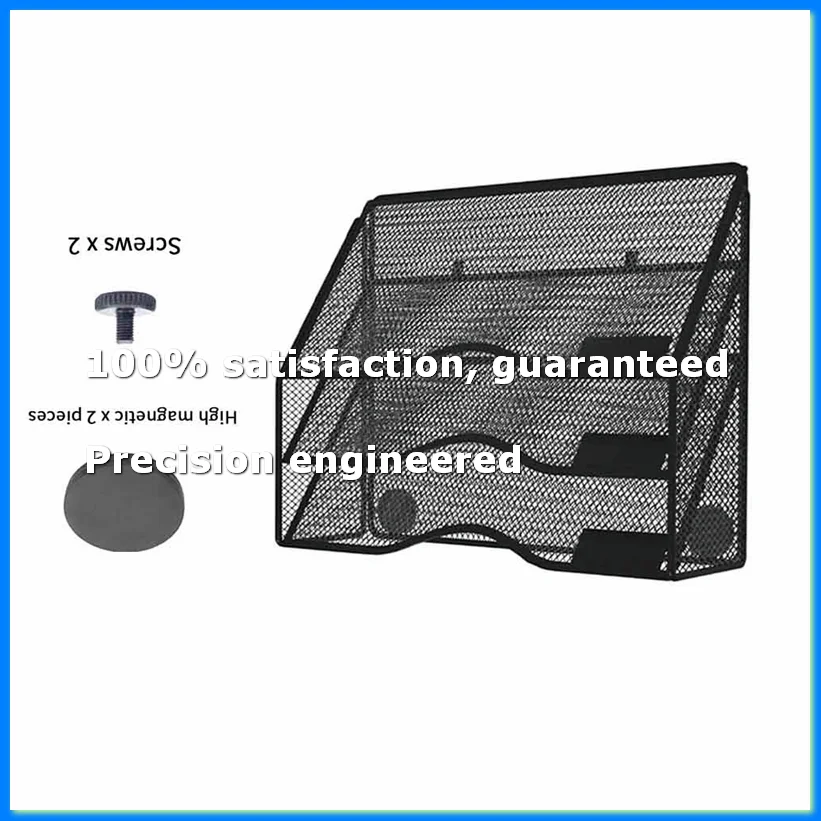 3 Tier Magnetic File Holder No Drilling No Mounting Magazine Organizer Cabinets Mail Folder for Refrigerator Office-A69M
3 Tier Magnetic File Holder No Drilling No Mounting Magazine Organizer Cabinets Mail Folder for Refrigerator Office-A69M